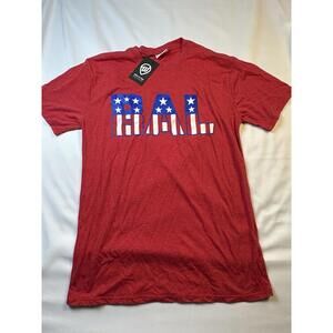 Where Im From BAL Mens T-Shirt Red  Size Small Free Shipping (Item 251)